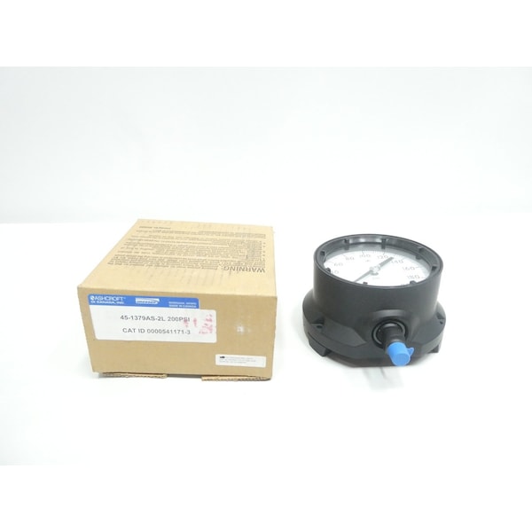 Ashcroft 45-1379AS-2L-200# 4-1/2IN 1/4IN 0-200PSI NPT PRESSURE GAUGE 45-1379AS-2L-200# - main